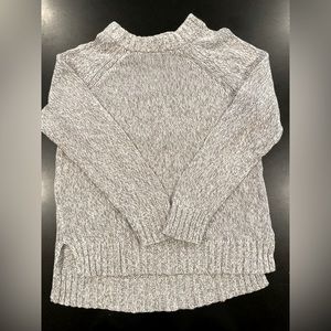 Aerie Small Knit Oversized Sweater, Heather Grey